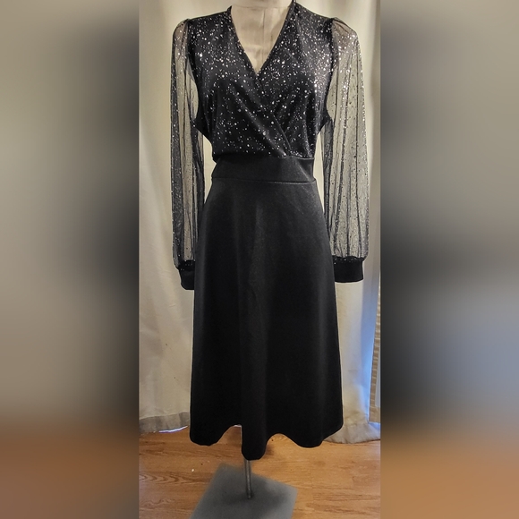 Aero  Black  nigth dress. Size 1XL - Picture 2 of 5